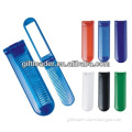 Plastic Travel Make Up Comb with Mirror